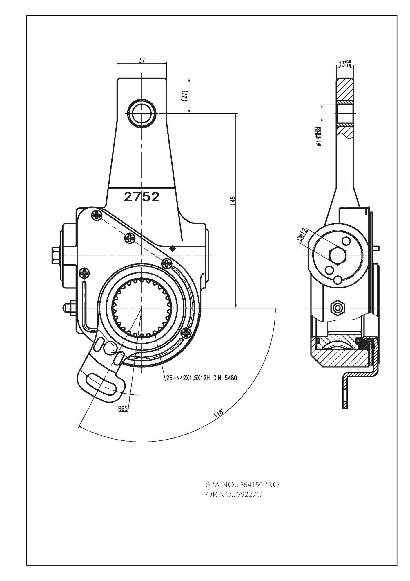 Reglaj parghie, sistem franare FO 4150 PRO FOMAR Friction